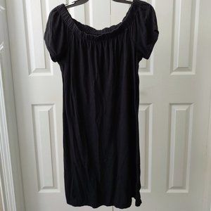 Off-Shoulder Black Dress